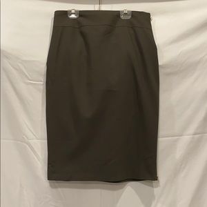 Olive Express Pencil Skirt